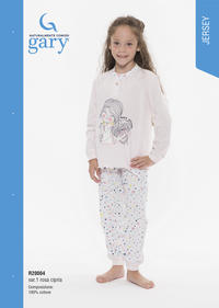 PIGIAMA BAMBINA M/L R20004 Tellini S.r.l. Ingrosso Abbigliamento